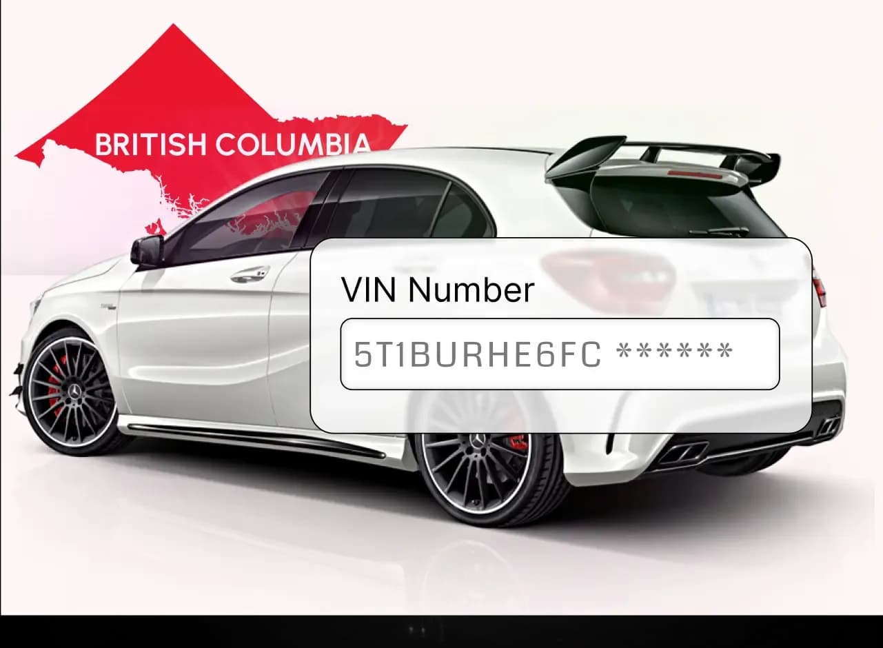 BC VIN Search - British Columbia